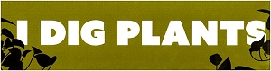 I Dig Plants.  Bumpersticker.  11.5
