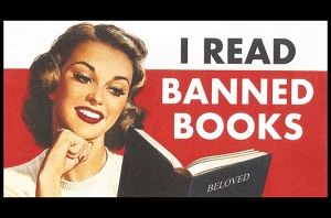 I Read Banned Books.  Sticker 6