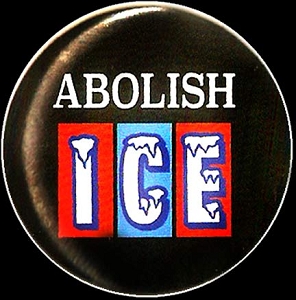 Abolish ICE Button.  1.25
